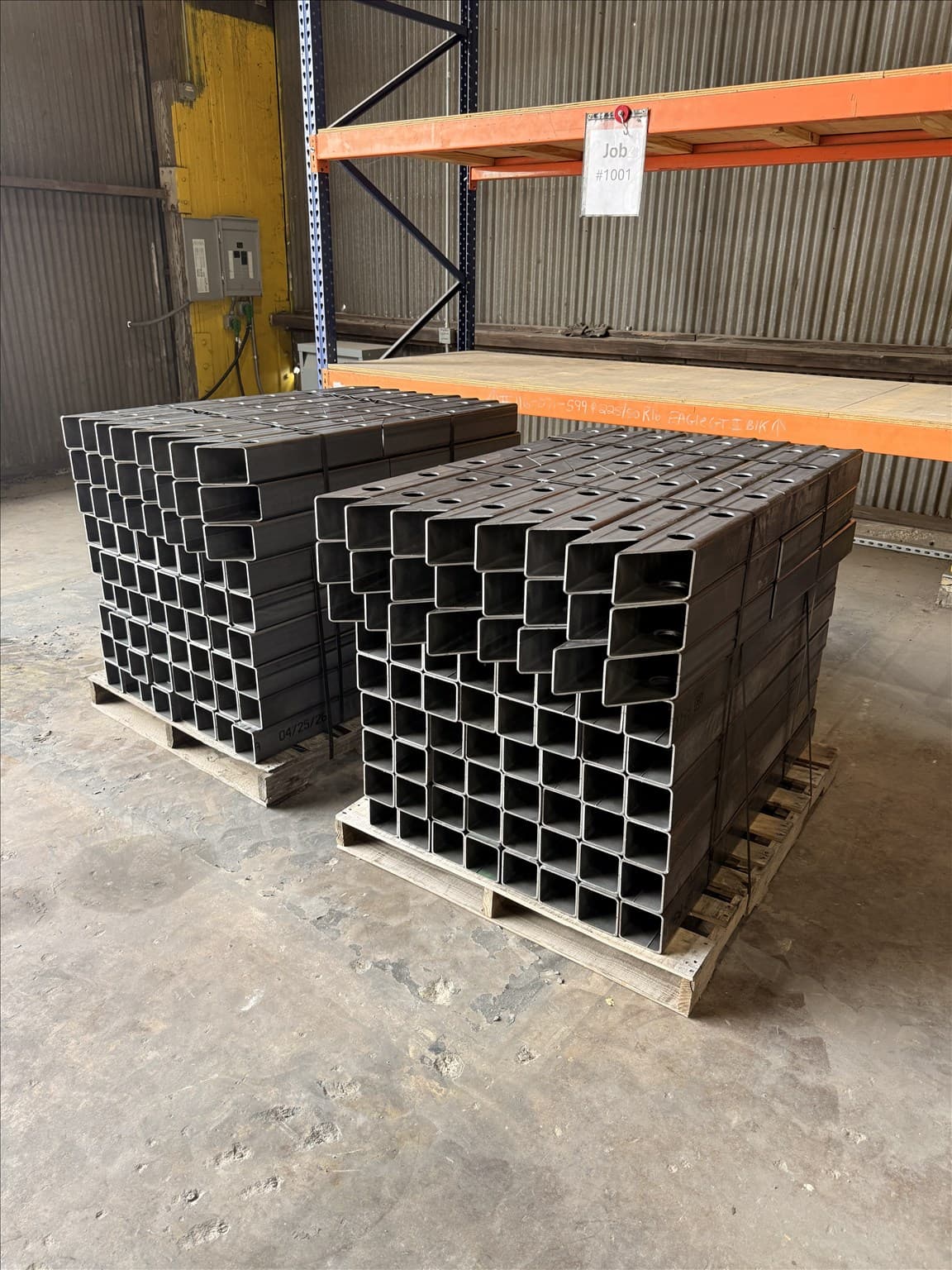 Producción de piezas de caño con corte láser